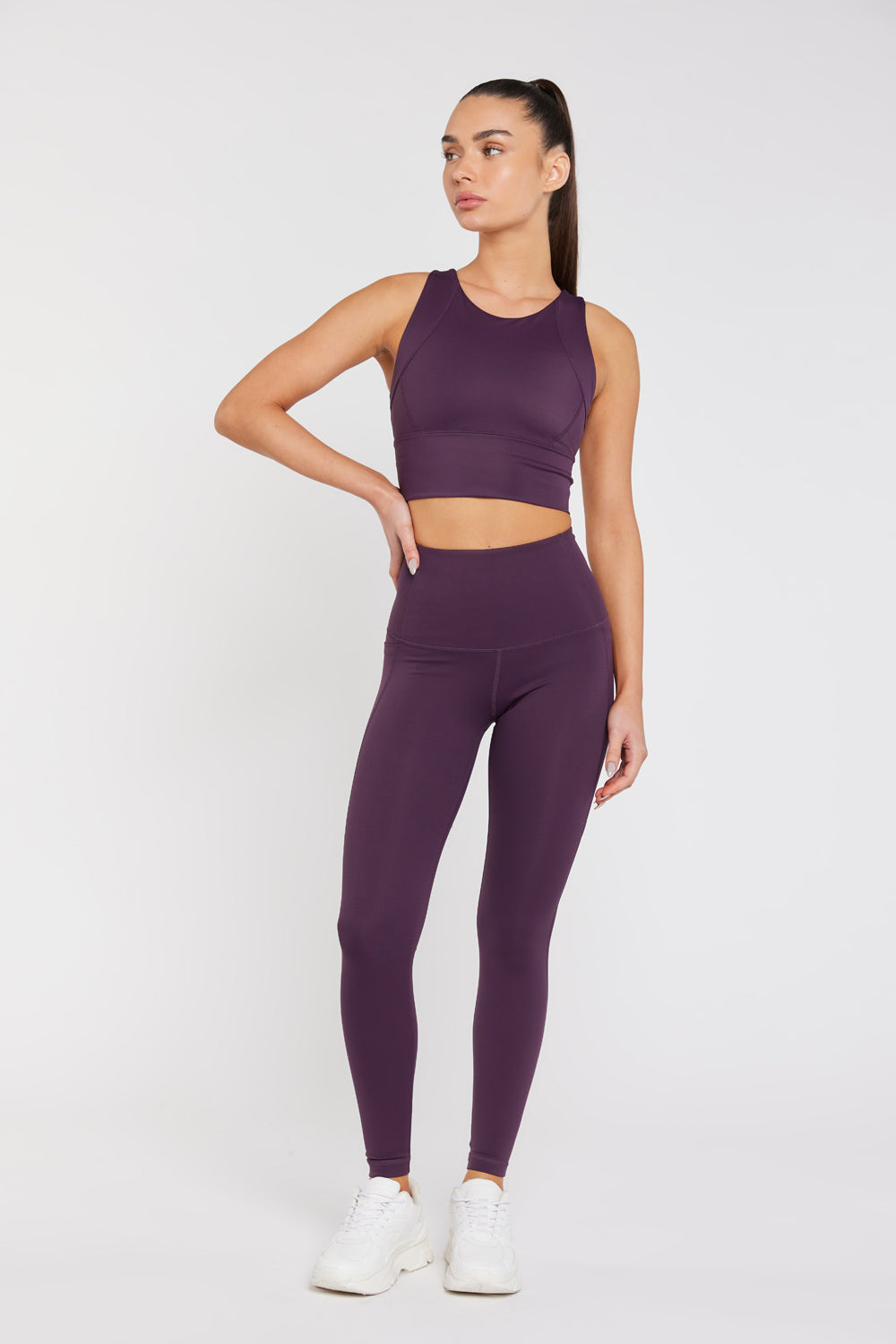 טופ ספורטיבי בצבע סגול Blaze | XS