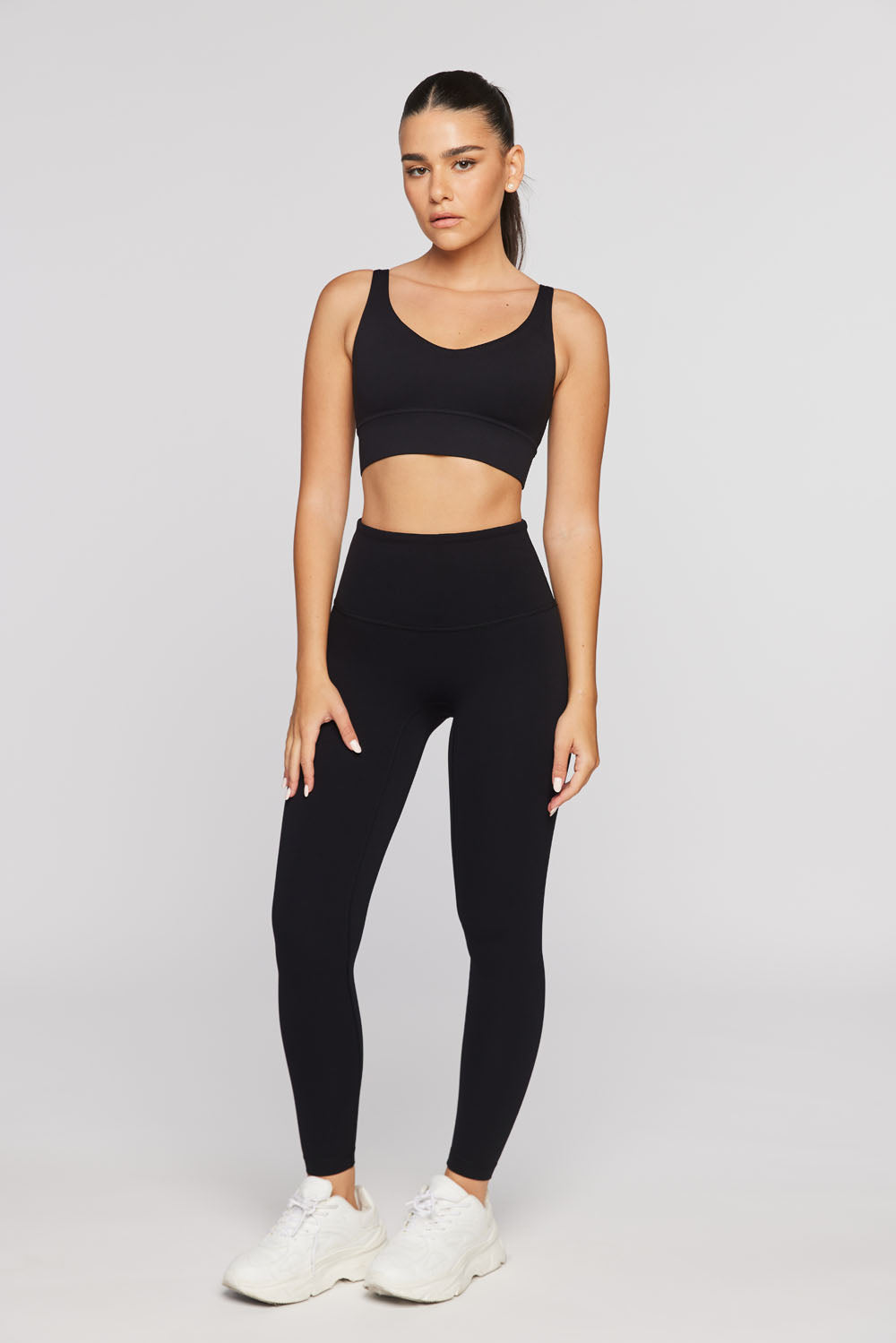 Nahla, Skinny Trousers SL - Black