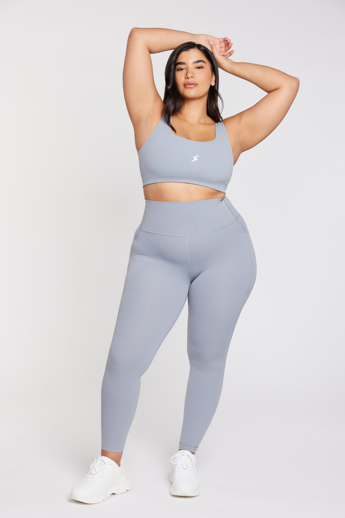 טופ ספורטיבי בצבע תכלת Core | L