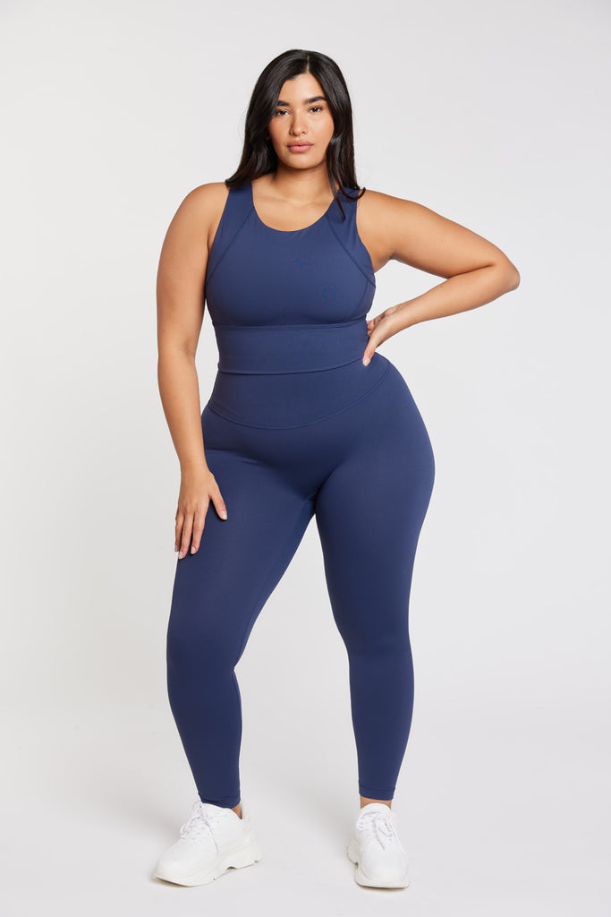 טופ ספורטיבי בצבע כחול Blaze