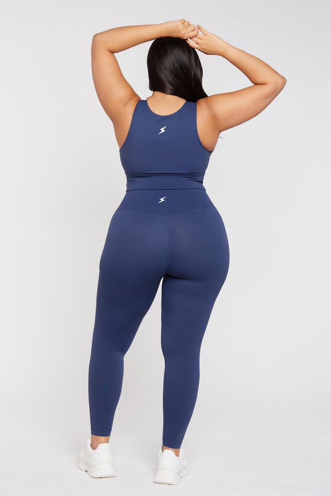 טופ ספורטיבי בצבע כחול Blaze 