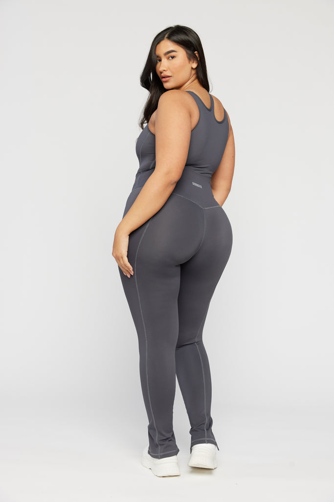 Aura - בגד גוף בצבע אפור | L